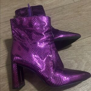 I.N.K Metallic Purple Boot